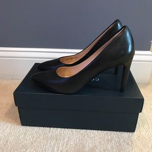 Cole Haan black leather Amelia Grand Pumps